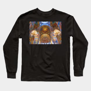 Mosaics. Church of the Savior on Blood. Saint Petersburg, Russia Long Sleeve T-Shirt